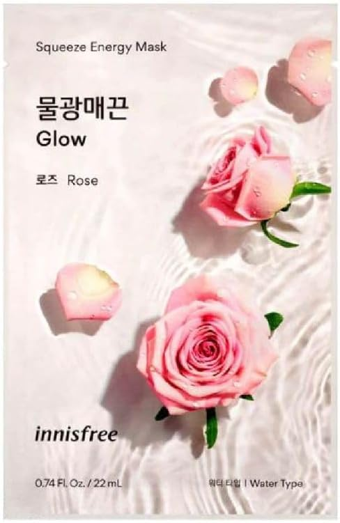 Innisfree Rose Energy Sheet Mask: A Hydrating Treat for Dry Skin