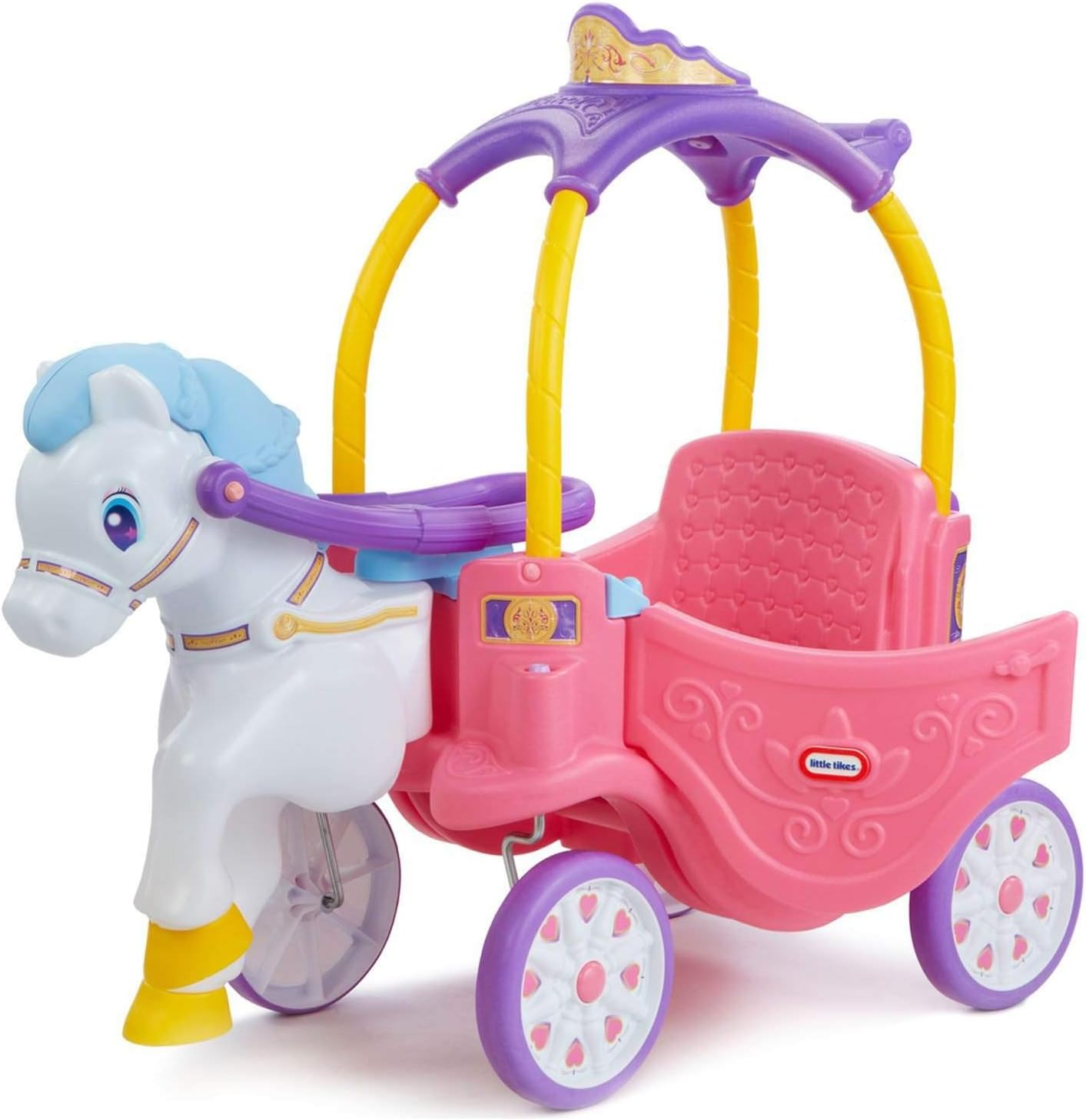 The Little Tikes Princess Carriage: A Whimsical Ride-On Toy for Young Children